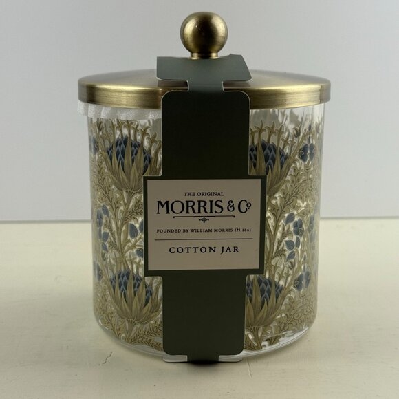 William Morris Cotton Jar Artichoke Pattern - Picture 1 of 6